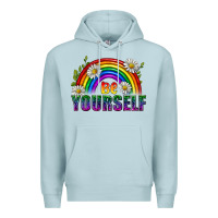 Blue Mist Be Yourself Pride Lgbtq Premium Hoodie - BundleAndBundleShop