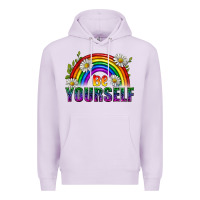 Lilac Be Yourself Pride Lgbtq Premium Hoodie - BundleAndBundleShop