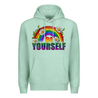 Seafoam Be Yourself Pride Lgbtq Premium Hoodie - BundleAndBundleShop