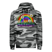 Slate Camo Be Yourself Pride Lgbtq Premium Hoodie - BundleAndBundleShop