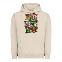 Pigment French Oak Christmas ho ho ho cow Urban Hoodie - BarkalooDesign