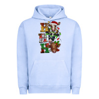 Pigment Grape Ice Christmas ho ho ho cow Urban Hoodie - BarkalooDesign