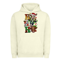 Pigment Pistachio Christmas ho ho ho cow Urban Hoodie - BarkalooDesign