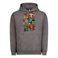 Pigment Tornado Christmas ho ho ho cow Urban Hoodie - BarkalooDesign