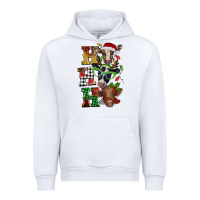 White Christmas ho ho ho cow Urban Hoodie - BarkalooDesign