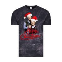 Cloud Black Step Brothers - merry christmas - happy xmas Vintage Tee - DesigneFamous