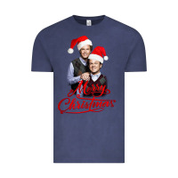 Vintage Denim Step Brothers - merry christmas - happy xmas Vintage Tee - DesigneFamous
