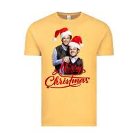 Vintage Mustard Step Brothers - merry christmas - happy xmas Vintage Tee - DesigneFamous