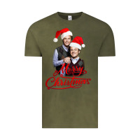 Vintage Olive Step Brothers - merry christmas - happy xmas Vintage Tee - DesigneFamous