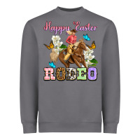 Storm Happy Easter rodeo cowgirl Heavyweight Sweatshirt - OliviaCreatesArt