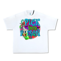 White Pick Your Poison Urban Heavy Tee - texasbilliewilder