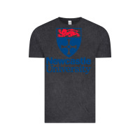 Vintage Black Newcastle College Vintage Tee - DesigneFamous