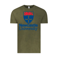 Vintage Olive Newcastle College Vintage Tee - DesigneFamous