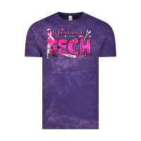 Cloud Purple Breast Cancer Maintenance Tech Vintage Tee - texasbilliewilder