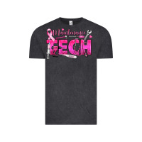 Vintage Black Breast Cancer Maintenance Tech Vintage Tee - texasbilliewilder
