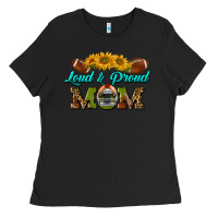 Black Western Loud And Proud Mom Ladies Tee - BundleAndBundleShop