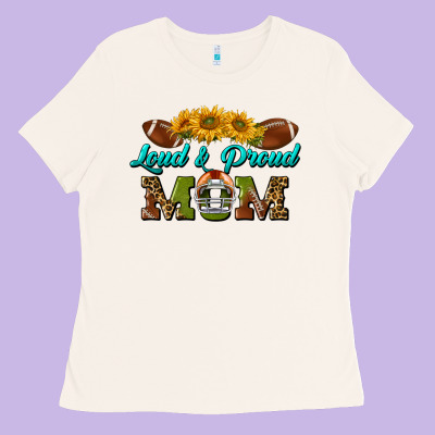 Western Loud And Proud Mom Ladies Tee Designed By Bundleandbundleshop