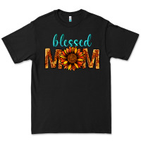 Black Blessed Mom Premium Tee - BundleAndBundleShop