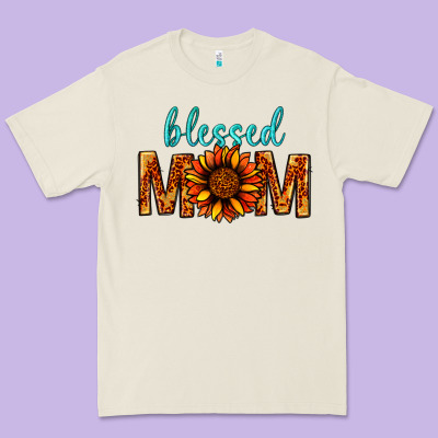 Blessed Mom Premium Tee Designed By Bundleandbundleshop