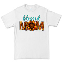 White Blessed Mom Premium Tee - BundleAndBundleShop