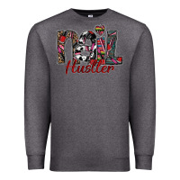 Charcoal Heather nail hustler Premium Sweatshirt - SublimationCraftShop