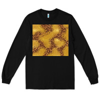 Black gold glitter with leopard pattern Long Sleeve Tee - TumblerDesignByShophia