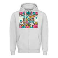 Dove Grey best teacher ever tumbler Zipper Hoodie - BundleAndBundleShop