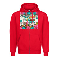 Red best teacher ever tumbler Zipper Hoodie - BundleAndBundleShop