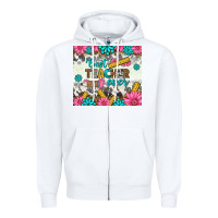 White best teacher ever tumbler Zipper Hoodie - BundleAndBundleShop