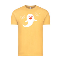 Vintage Mustard genshin impact hu tao  spirit ghost art lightweight Vintage Tee - DesigneFamous