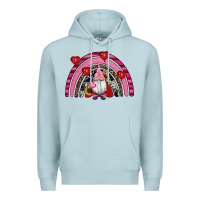 Blue Mist valentines day gnomes rainbow Premium Hoodie - RanaPortraitStore