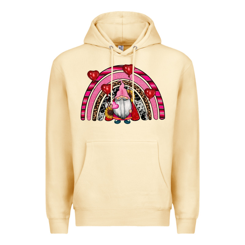 Valentines Day Gnomes Rainbow Premium Hoodie by RanaPortraitStore | Teevron