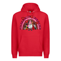 Red valentines day gnomes rainbow Premium Hoodie - RanaPortraitStore