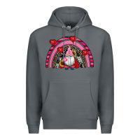 Rock valentines day gnomes rainbow Premium Hoodie - RanaPortraitStore