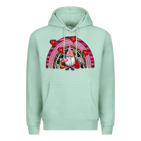 Seafoam valentines day gnomes rainbow Premium Hoodie - RanaPortraitStore