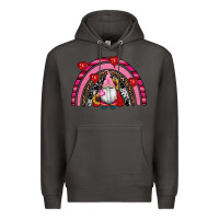 Smoke valentines day gnomes rainbow Premium Hoodie - RanaPortraitStore