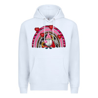 White valentines day gnomes rainbow Premium Hoodie - RanaPortraitStore