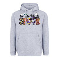 Heather Grey too cute to spook Heavyweight Hoodie - CowhideDigitalArt