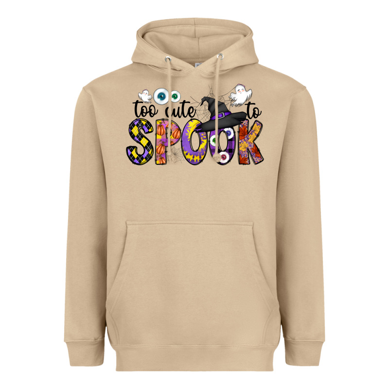 Too Cute To Spook Heavyweight Hoodie by CowhideDigitalArt | Teevron