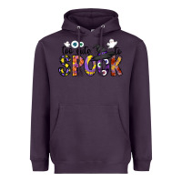 Plum too cute to spook Heavyweight Hoodie - CowhideDigitalArt