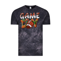 Cloud Black Game day leopard Football Vintage Tee - NancyCooperArtShop