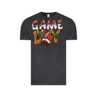 Vintage Black Game day leopard Football Vintage Tee - NancyCooperArtShop