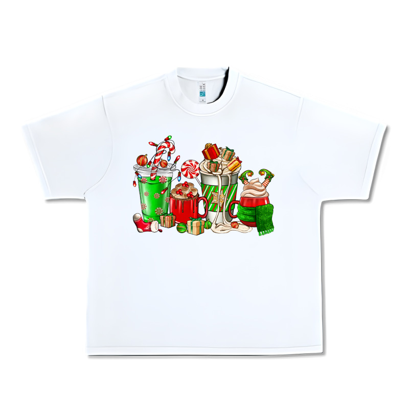 Christmas Coffee Cup Urban Heavy Tee by NancyCooperArtShop | Teevron