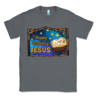 Charcoal Heather happy birthday jesus Classic Tee - RanaPortraitStore