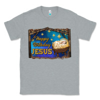 Heather Grey happy birthday jesus Classic Tee - RanaPortraitStore