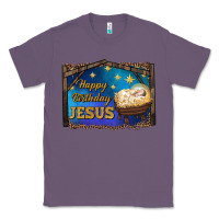 Lavender happy birthday jesus Classic Tee - RanaPortraitStore