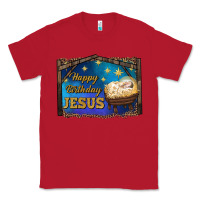 Red happy birthday jesus Classic Tee - RanaPortraitStore