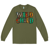Army Green western wild child Long Sleeve Tee - Jasminsmagicworld