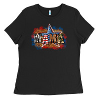 Black Patriotic Mama Ladies Tee - BundleAndBundleShop