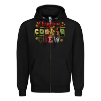 Black Christmas cookie crew Zipper Hoodie - FaDigitalArtStudio